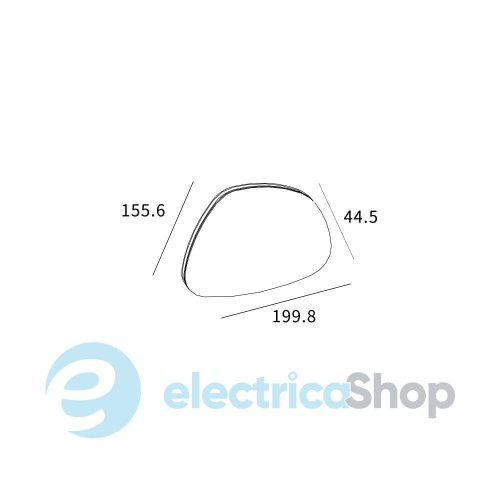 Настенный светильник Skarlat STONE RWLB104 10W BK 3000K