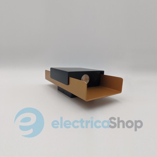 Настінний світильник Skarlat EVE RWLB081 2x3W BK+GD 3000K