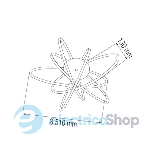 Люстра Horoz GENESIS 100W 019-036-0100-010 LED