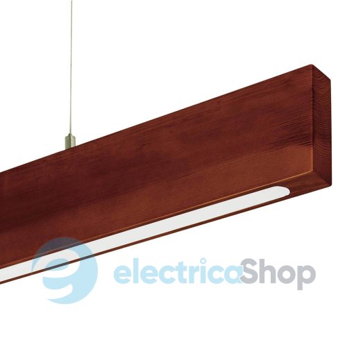 Подвесной линейный светильник AVATON LED 1002/1 FOREST-36W 4000K 120см сосна коричневый (1021811)