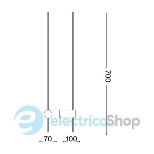 Настенный светильник Ideal Lux ESSENCE AP 11W 265643