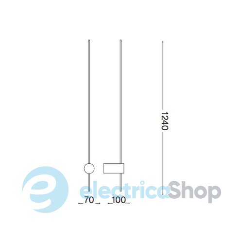 Настінний світильник Ideal Lux ESSENCE AP 17W 285108