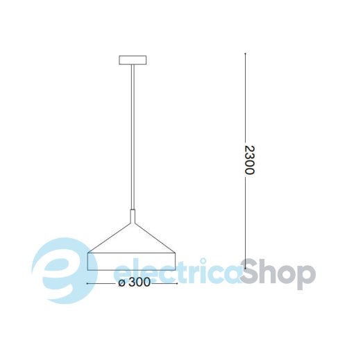Підвісний світильник Ideal Lux YURTA SP1 D30 285153