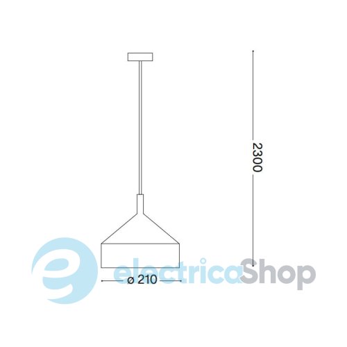 Підвісний світильник Ideal Lux YURTA SP1 D21 281568