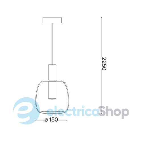 Підвісний світильник Ideal Lux COCO-1 SP 275581