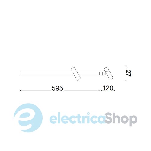 Настенный светильник Ideal Lux SYNTESI AP Linear 285269