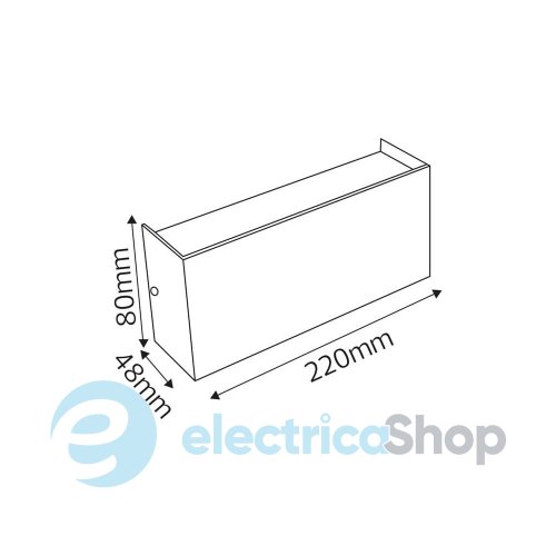 Настенный уличный светильник Horoz PROTON/S-8 076-055-0008-010