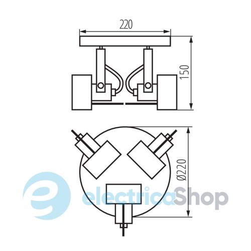 Спот Kanlux 34926 SONDA II (EL-3O B)