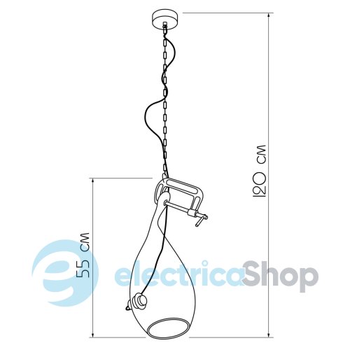 Підвісний світильник ImperiumLight Wineglass 476155.12.00