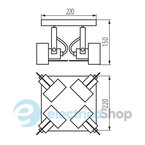 Спот Kanlux 34929 SONDA II (EL-4O W)