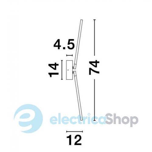 Настенный светильник Nova Luce 9180722 Raccio