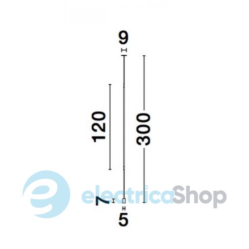 Підвісний світильник Nova Luce 9088107 ELETTRA