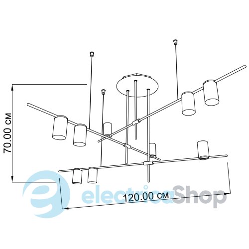 Люстра ImperiumLight 3759120.05.05 Jenny