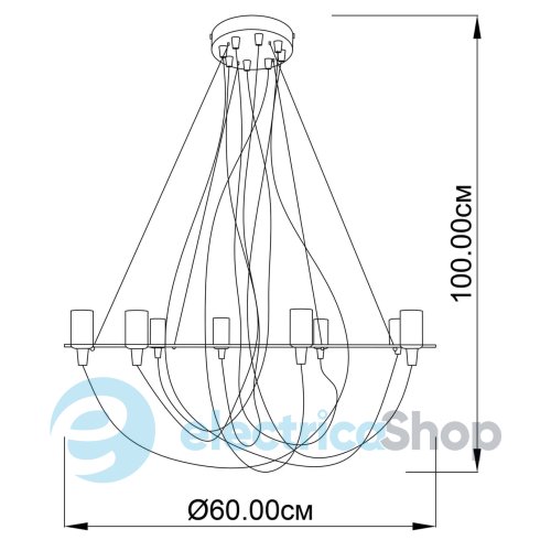 Люстра ImperiumLight 46860.01.16 Calypso