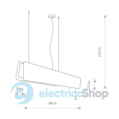 Люстра Nowodvorski 7522 OSLO LED SMOKED OAK 90 ZWIS