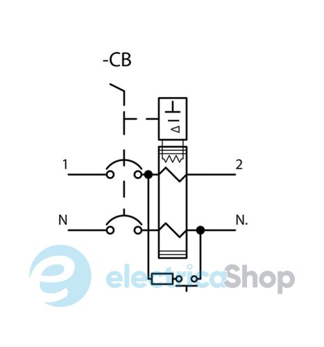 Выключатель дифференциального тока, 2-п, тип AC, 25 А, 30 мА, 230 В, Siemens 5SV4312-0
