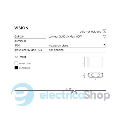 Точковий світильник Azzardo VISION AZ1744