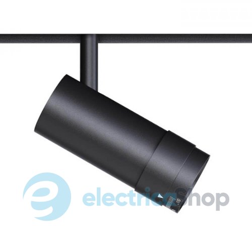 Магнитный трековый светильник Kloodi 7W фокусирующий 15-50° 3000К CREE1304 560LM RA90, D35mm H85mm KDMG-FOCUS35 7W 3K BK