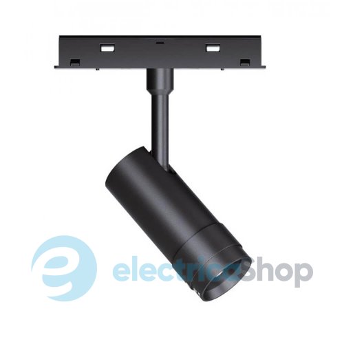 Магнитный трековый светильник Kloodi 7W фокусирующий 15-50° 4000К CREE1304 560LM RA90, D35mm H85mm KDMG-FOCUS35 7W 4K BK