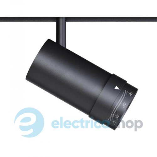 Магнітний трековий світильник Kloodi 12W фокусуючий 15-50° 3000К CREE1304 960LM RA90, D35mm H85mm KDMG-FOCUS45 12W 3K BK