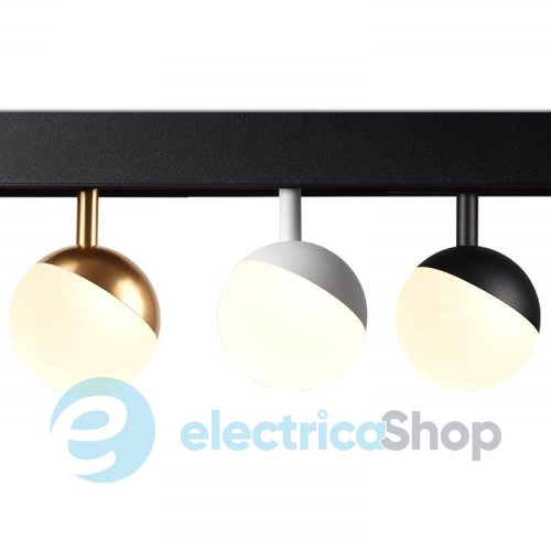 Магнитный трековый светильник Kloodi 7W 120° 3000К 100mm Osram 2835 560LM KDMG-MOON100 3K BK