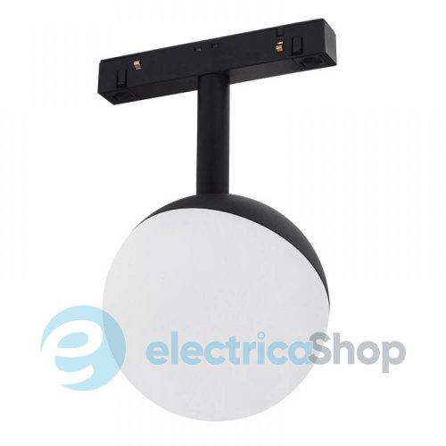 Магнитный трековый светильник Kloodi 7W 120° 3000К 100mm Osram 2835 560LM KDMG-MOON100 3K BK