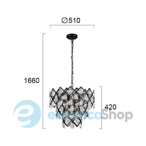 Люстра Viokef 4264800 DOMINIC