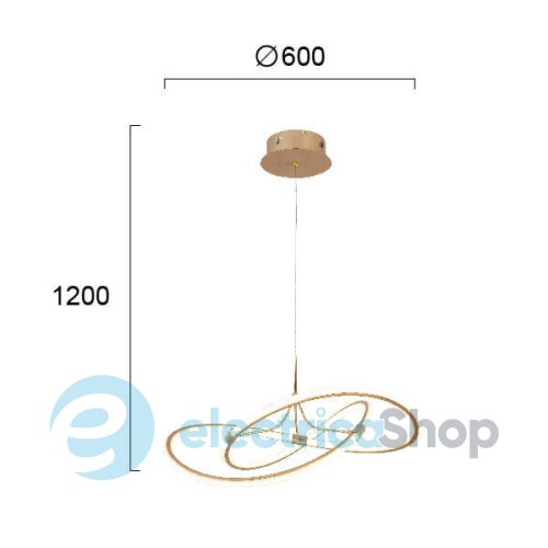 Люстра Viokef LORRA 4250800