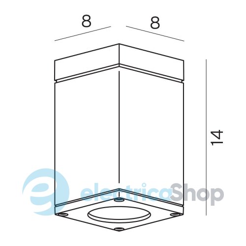 Уличный точечный светильник Norlys 796W Sandvik с LED модулем