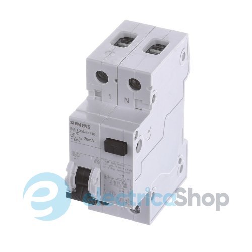 Диф.автомат SIEMENS тип AC, 30MA 1+N-P B40 6кА