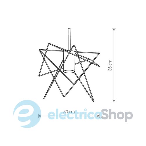 Плафон Nowodvorski CAMELEON GSTAR BLACK 10327
