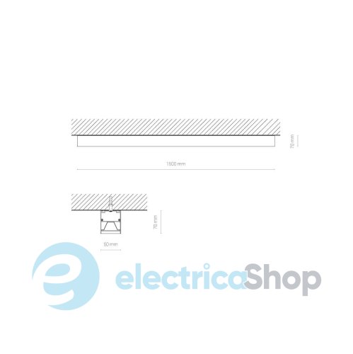 Линейный светильник Nowodvorski CL HALL PRO LED 150 4000K 10206