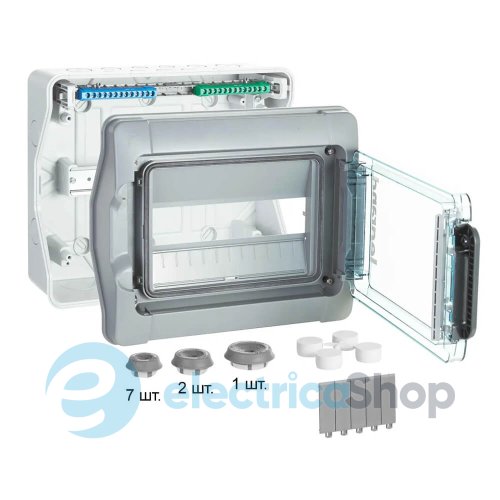 Щит Legrand Plexo на 12 модулів з шинами PE, N 601981