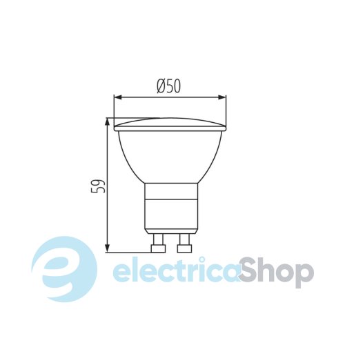 Лампа светодиодная Kanlux 31214 PAR16 6W 4000K GU10 N LED