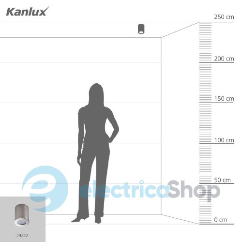 Точковий світильник Kanlux SANI IP44 DSO-W (29241)
