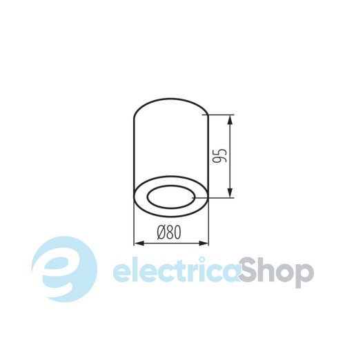 Точковий світильник Kanlux SANI IP44 DSO-W (29241)