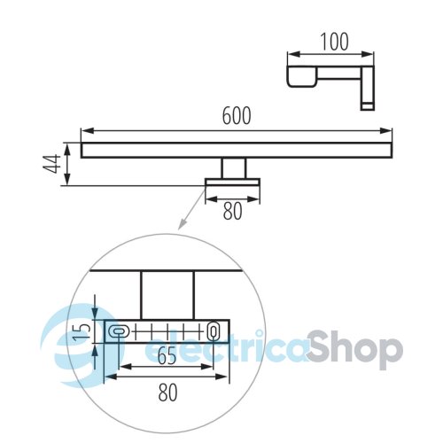 Підсвічування Kanlux ASTIM LED IP44 12W-NW-C (34935)