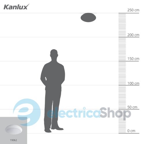 Стельовий світильник Kanlux DABA N LED SMD DL-16W (19062)