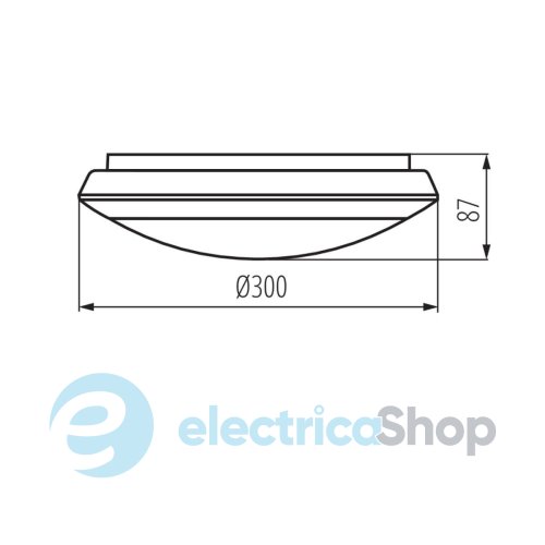Стельовий світильник Kanlux DABA N LED SMD DL-16W (19062)