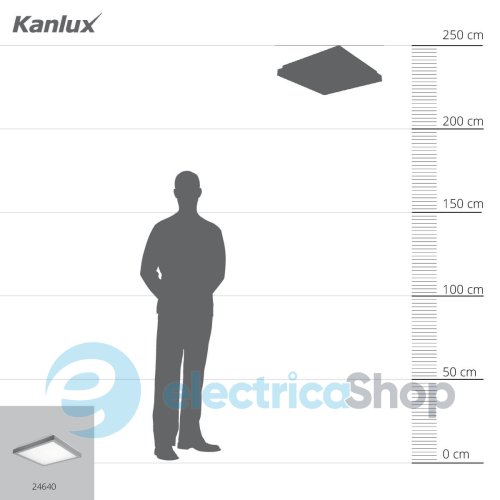 Стельовий світильник Kanlux TYBIA LED 38W-NW (24640)