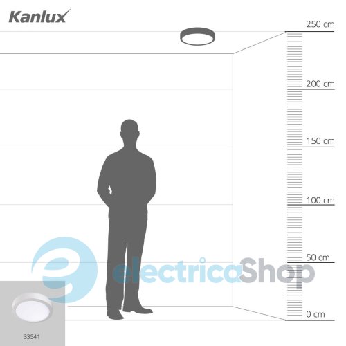 Накладний світильник Kanlux CARSA V2LED 24W-NW-W 33541