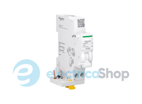 Блок AFDD с дополнительным блоком УЗО, Acti9 VigiARC iC40, 2P, 40 A, 30 мА, тип A-SI SE Acti9 A9TYB4640