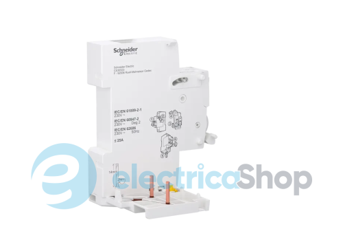 Блок AFDD с дополнительным блоком УЗО, Acti9 VigiARC iC60, 2P, 25 A, 30 мА, тип A-SI SE Acti9 A9TYB4225