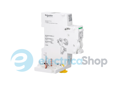 Блок AFDD с дополнительным блоком УЗО, Acti9 VigiARC iC60, 2P, 25 A, 30 мА, тип A-SI SE Acti9 A9TYB4225