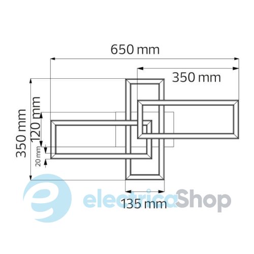 Люстра Horoz CONCORDE 019-053-0024-020 24W 4000K LED