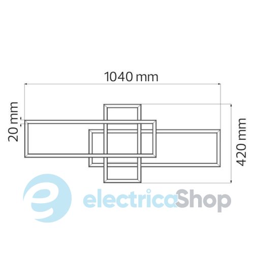 Люстра Horoz CONCORDE 019-053-0036-020 36W 4000K LED