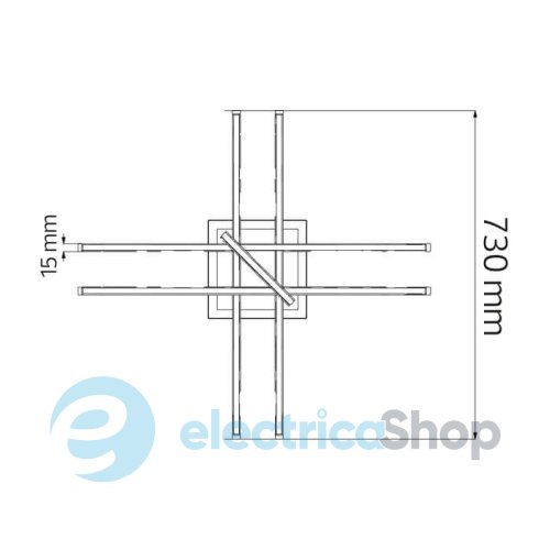 Люстра Horoz CORNELIA 60W 4000K 019-055-0060-010 LED