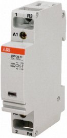 Контактор модульный — «Abb ESB20-11» 20 Ампер / 230V~ — 1Н.О+1Н.З