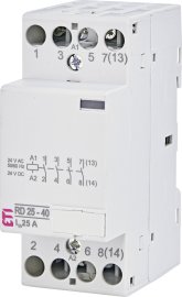 Контактор 4НВ, 40А 24V/AC/DC RD 25-40 ETI 2464011