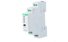 Реле керування ролетами STR-3D F&F, двокнопочне, DIN100÷265VAC 8A(AC-1) / 2A(AC-3), час від 1сек. до 15 хвилин